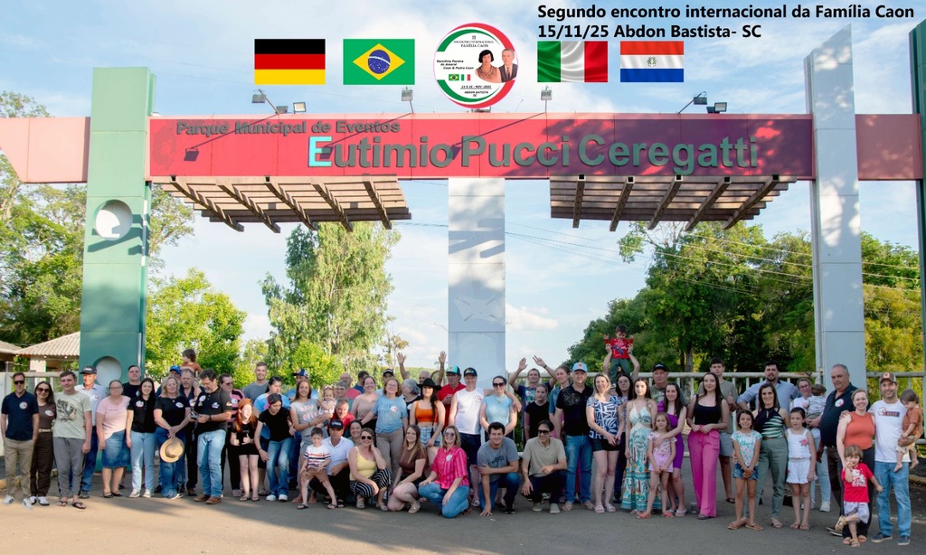 Segundo Encontro Internacional da Família Caon reúne tradição e emoção em Abdon Batista